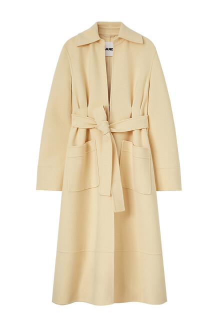 Пальто с поясом JIL SANDER