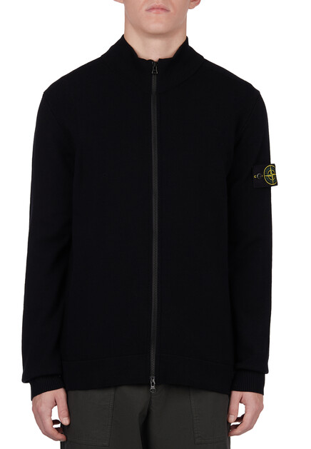 Кардиган STONE ISLAND  - Шерсть - цвет черный