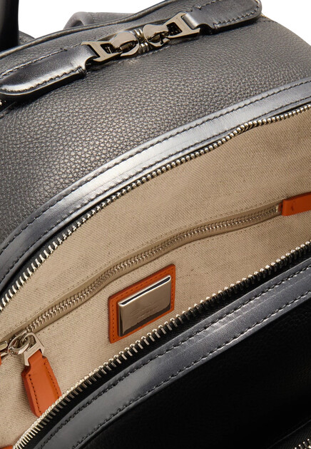 Рюкзак SANTONI  - Кожа - цвет черный
