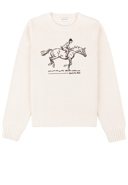 Вязаный джемпер с рисунком  SPORTY&RICH