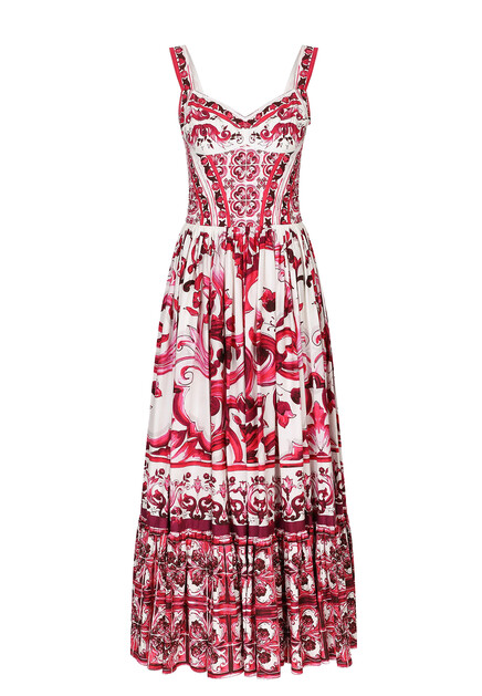 Сарафан с принтом  DOLCE&GABBANA