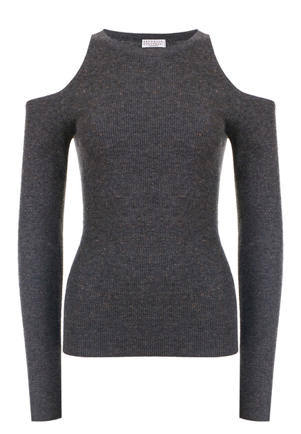 Джемпер с люрексом BRUNELLO CUCINELLI