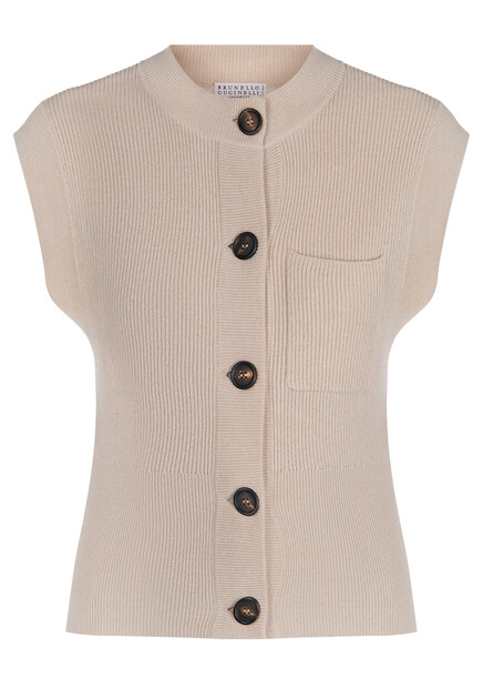 Кашемировый жилет BRUNELLO CUCINELLI