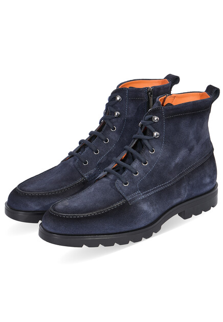 Замшевые ботинки SANTONI - ИТАЛИЯ