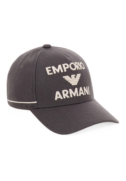 Серая бейсболка EMPORIO ARMANI