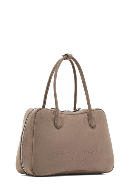Сумка EMPORIO ARMANI  - Полиэстер - цвет коричневый