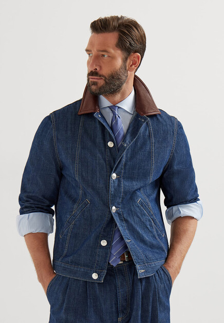 Куртка джинсовая BRUNELLO CUCINELLI  50 размера