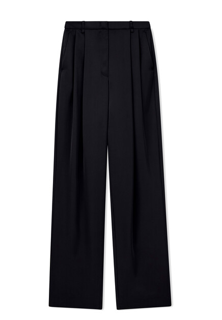 Брюки с защипами на талии EMPORIO ARMANI