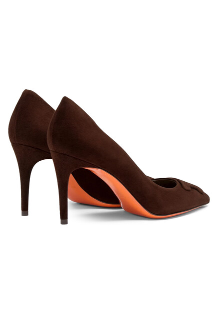 Туфли SANTONI  - Замша - цвет коричневый