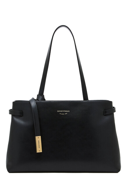 Сумка из гладкой кожи EMPORIO ARMANI