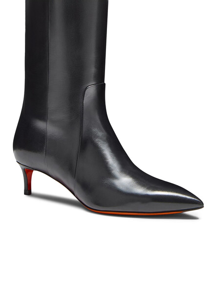 Сапоги SANTONI  - Кожа - цвет черный