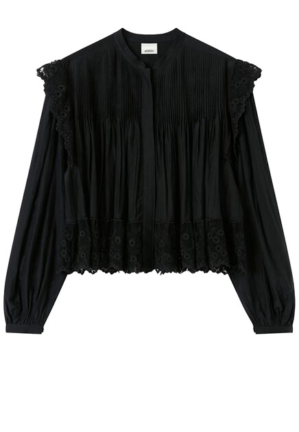 Блуза с кружевом ISABEL MARANT
