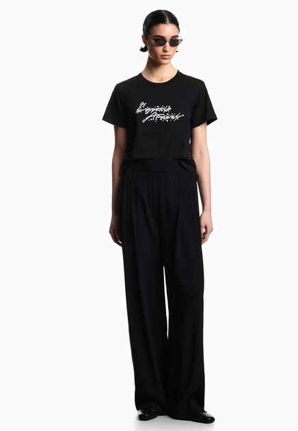 Футболка с логотипом EMPORIO ARMANI - ИТАЛИЯ