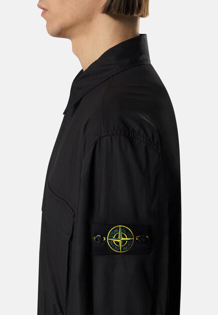 Рубашка STONE ISLAND  - Хлопок - цвет черный