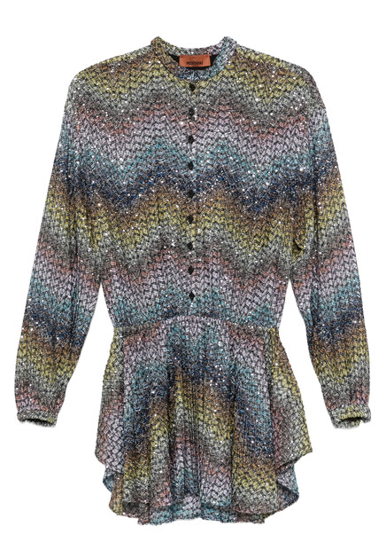Мини-платье из смесовой вискозы MISSONI