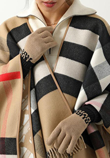 Перчатки с логотипом BURBERRY