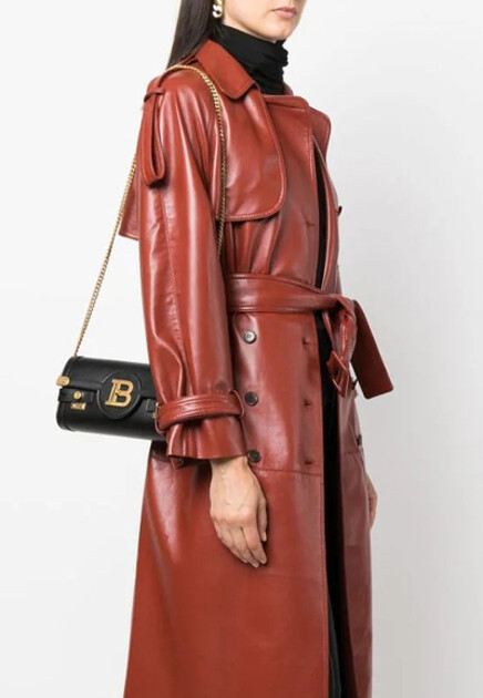 Кожаная сумка BALMAIN