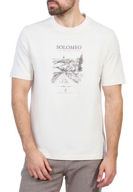 Футболка BRUNELLO CUCINELLI  - Хлопок