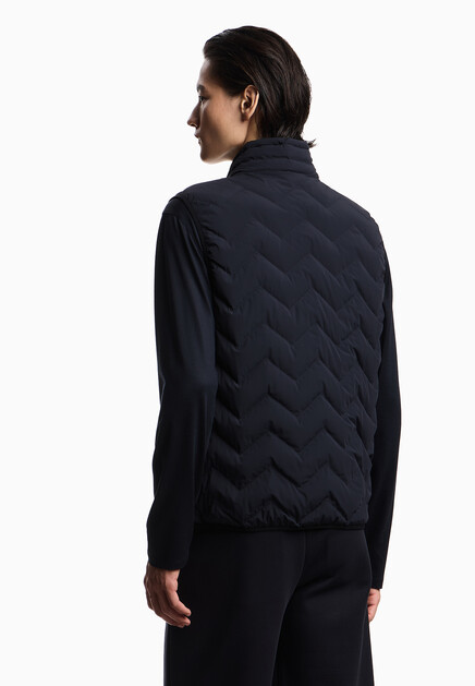 Жилет EMPORIO ARMANI  - Полиамид - цвет синий
