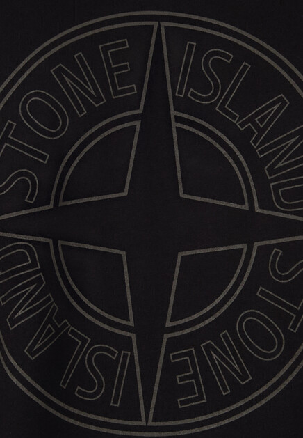 Футболка с логотипом STONE ISLAND