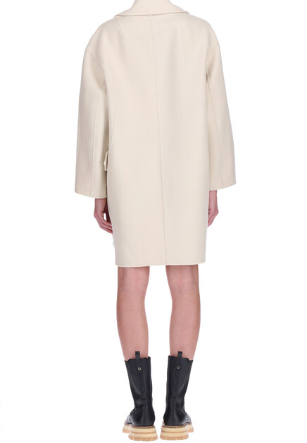 Асимметричное двубортное пальто ERMANNO SCERVINO - ИТАЛИЯ