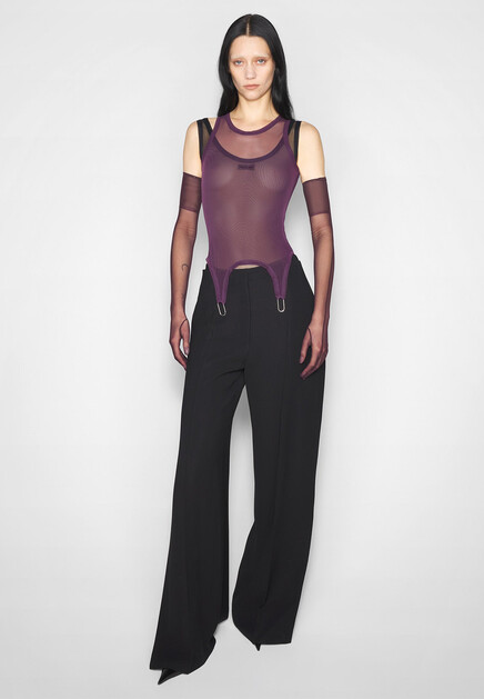 Полупрозрачное боди MUGLER - ФРАНЦИЯ