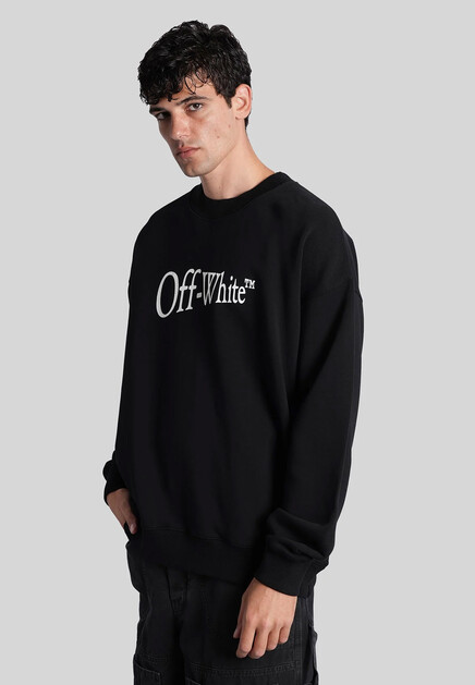 Свитшот OFF-WHITE  - Хлопок - цвет черный