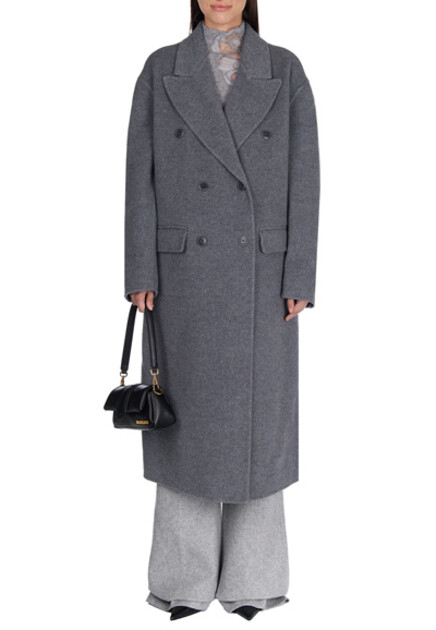 Шерстяное пальто ERMANNO SCERVINO