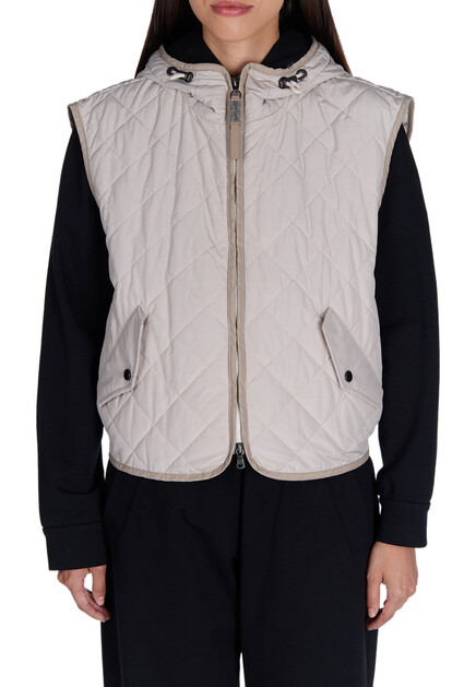 Жилет стёганый BRUNELLO CUCINELLI