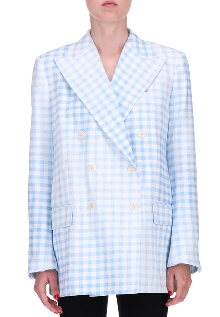 Двубортный пиджак ERMANNO SCERVINO