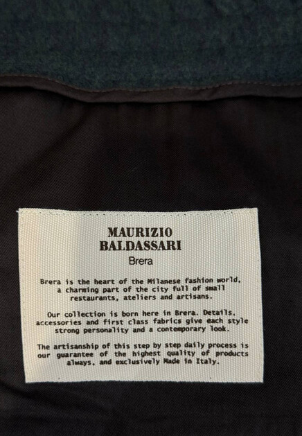 Брюки MAURIZIO BALDASSARI BRERA  M размера - цвет зеленый