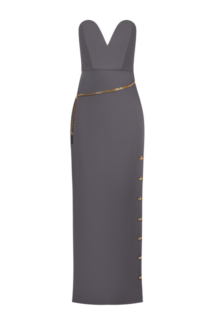 Вечернее платье с разрезом ELISABETTA FRANCHI