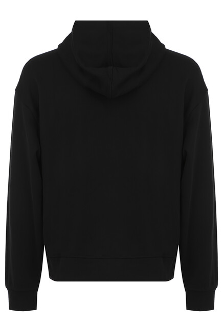 Худи из хлопкового футера EMPORIO ARMANI - ИТАЛИЯ