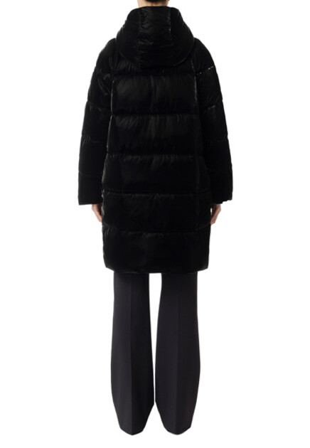 Пуховик из нейлонового атласа  ELISABETTA FRANCHI