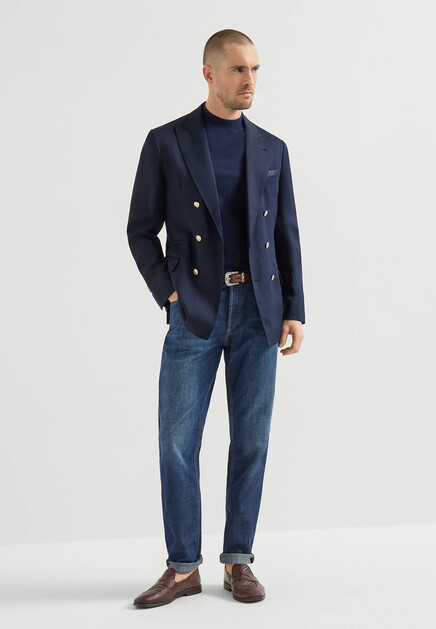Зауженные джинсы BRUNELLO CUCINELLI - ИТАЛИЯ