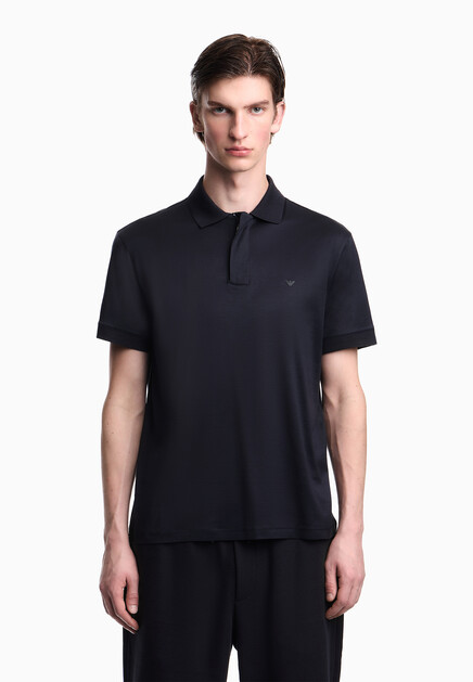 Поло EMPORIO ARMANI  - Хлопок, Лиоцелл
