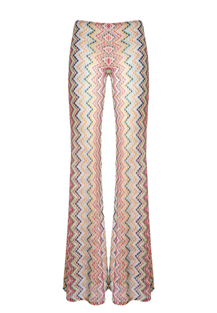 Трикотажные брюки-клёш MISSONI
