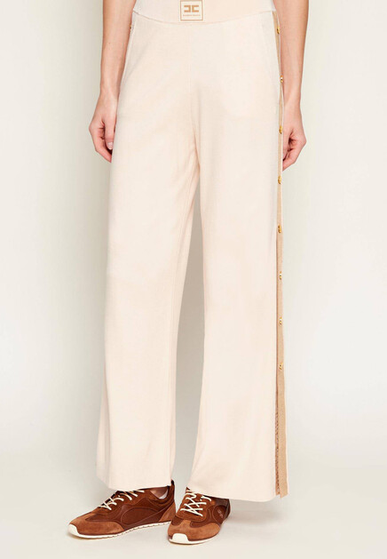 Широкие брюки с лампасами ELISABETTA FRANCHI