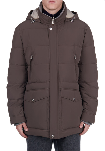 Куртка BRUNELLO CUCINELLI  - Полиамид - цвет коричневый