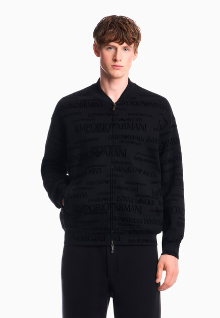 Олимпийка EMPORIO ARMANI  - Хлопок - цвет черный