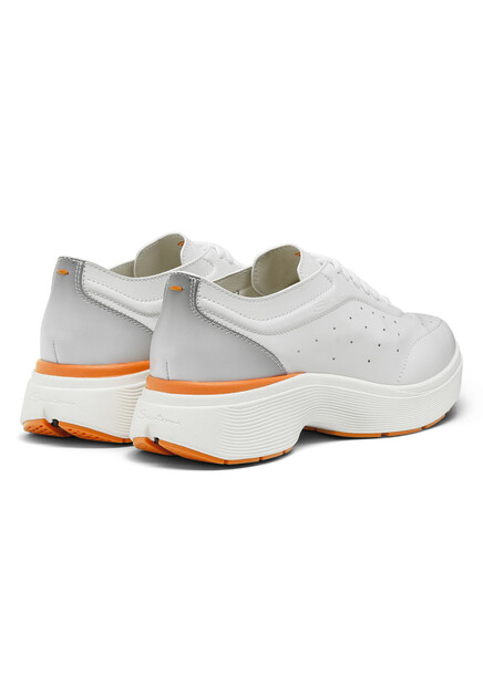 Кроссовки SANTONI  - Кожа - цвет белый