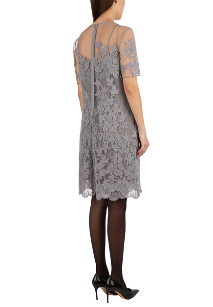 Платье ERMANNO SCERVINO  - Полиамид - цвет серый