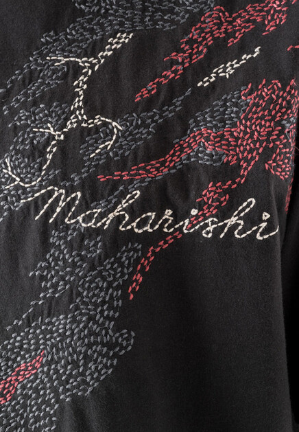 Футболка MAHARISHI  - Хлопок - цвет черный