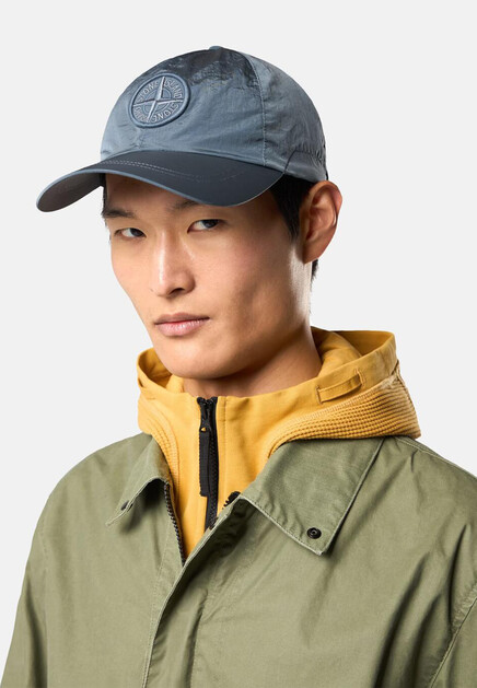 Голубой бейсболка STONE ISLAND - ИТАЛИЯ