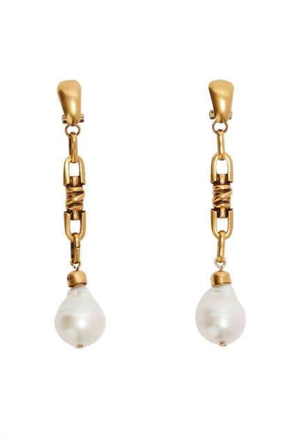 Серьги с жемчужными бусинами ERMANNO SCERVINO