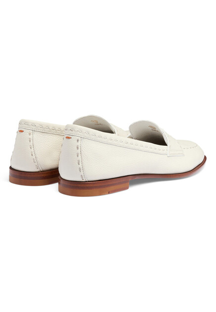 Лоферы SANTONI  36 размера - цвет белый