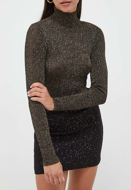 Водолазка в рубчик с люрексом  TWINSET Milano