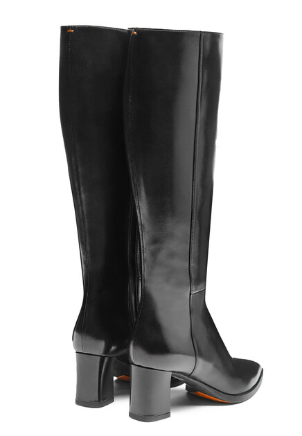 Сапоги SANTONI  - Кожа - цвет черный