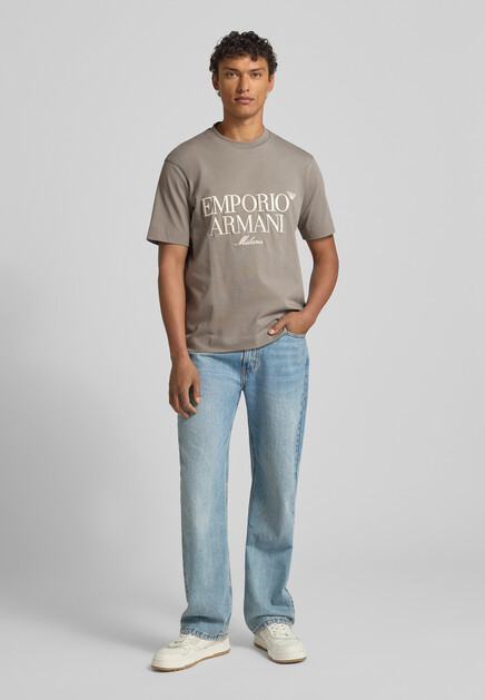 Футболка с логотипом EMPORIO ARMANI - ИТАЛИЯ