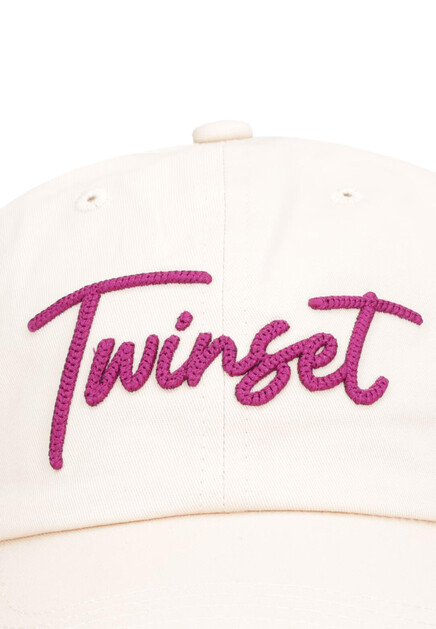 Бежевая бейсболка TWINSET Milano - ИТАЛИЯ